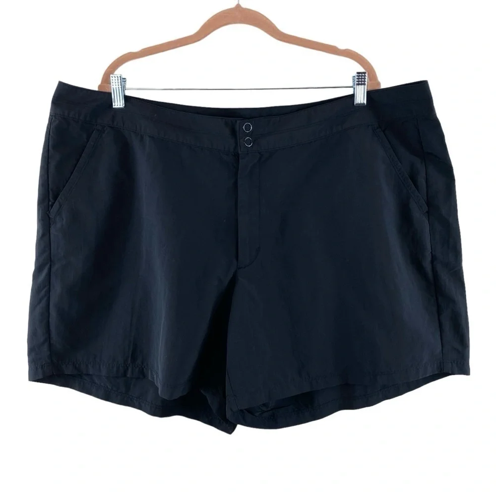 Eddie Bauer Women’s Plus Size 100% Nylon Athletic‎ Hiking Style Shorts Sz 24W
